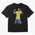 neymar brazil celebration Classic T-Shirt Celebrate Soccer Greatness during Global Football Passion for FIFA World Cup 2026 USA Canada Mexico, Inspired by Cristiano Ronaldo, Spain and Netherlands, Sports Nostalgia, International Competition, Famous