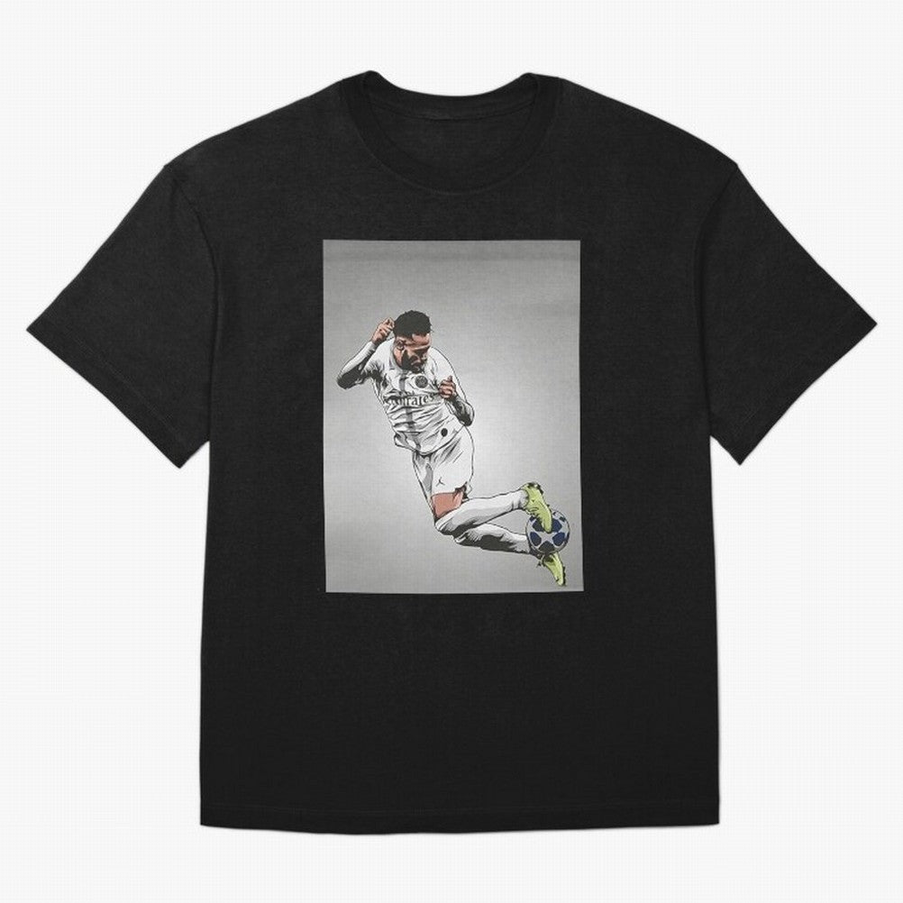 Illustration Neymar Wallpaper Classic T-Shirt Show Match Day Excitement for Match Day Hype around FIFA World Cup 2026, Messi, Neymar and Mbappe, England, France and Netherlands, Champion Mindset, Group Stage Buzz, Knockout Tension and Passionate