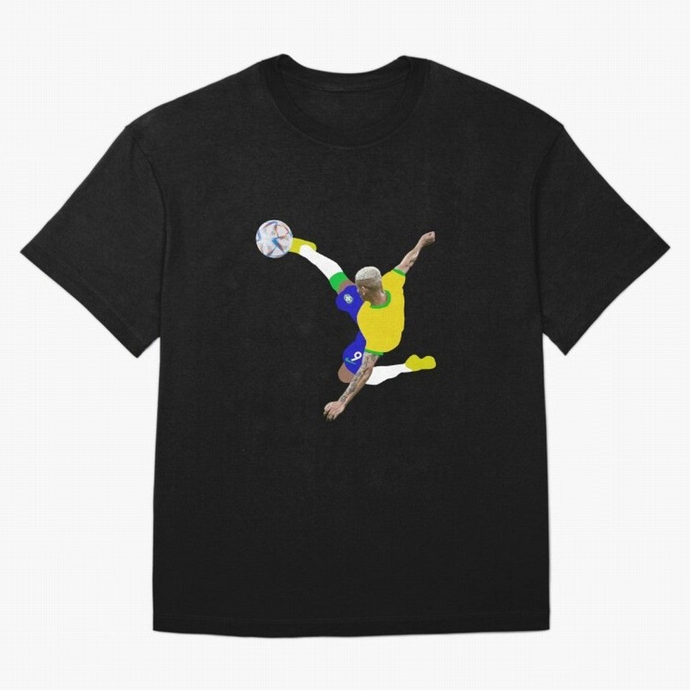 The Brazil best Goal Richarlison Classic T-Shirt Bring a Vintage Feel to the FIFA World Cup 2026 Journey through Messi, CR7 and Mbappe Highlights, England and Germany Pride, Fan Favorite Moments, National Team Passion, Big Match Drama and Soccer