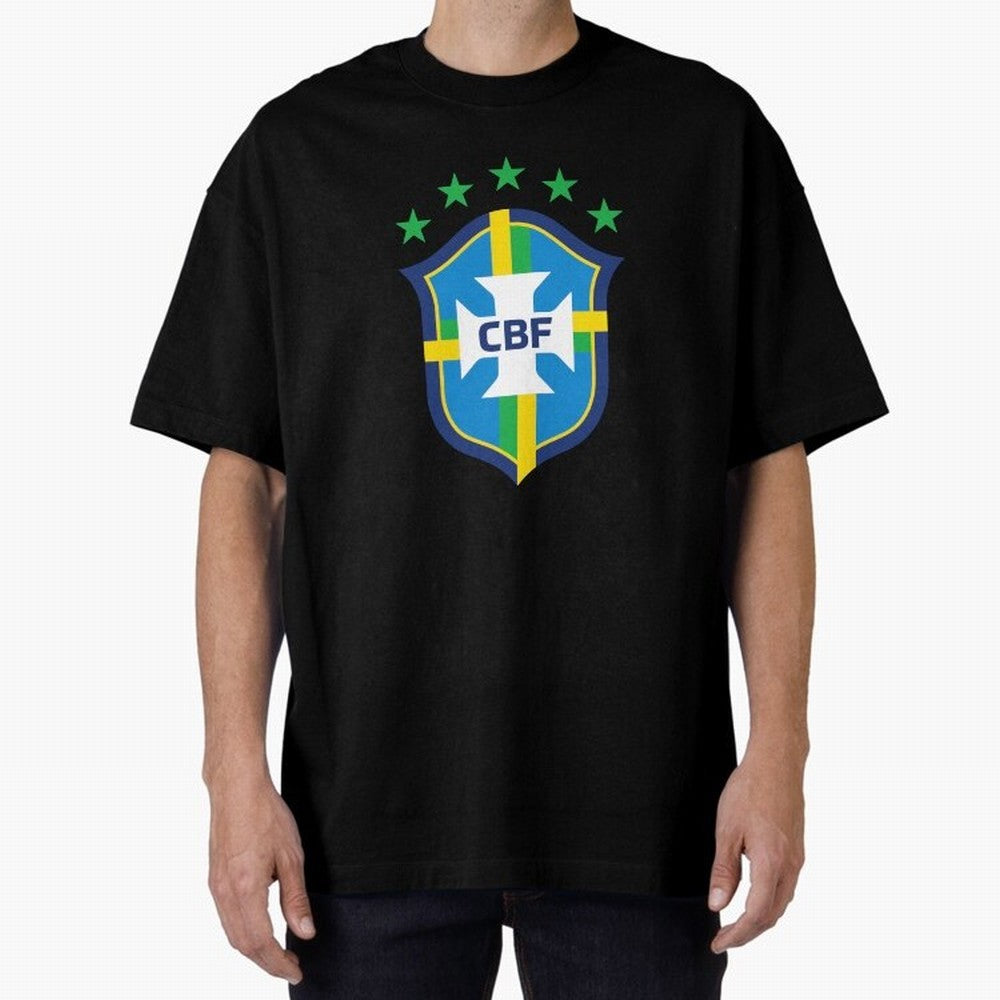 Brazilian Football Confederation Classic T-Shirt Show Support during Match Day Hype around FIFA World Cup 2026 Group Stage, Messi, CR7 and Mbappe, Portugal, Match Day Excitement, Supporter Culture, Golden Goals and Global Football Passion; Made for