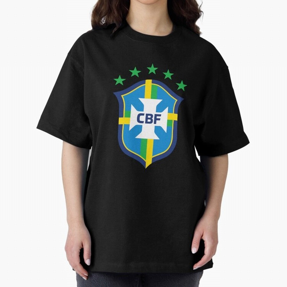 Brazilian Football Confederation Classic T-Shirt Show Support during Match Day Hype around FIFA World Cup 2026 Group Stage, Messi, CR7 and Mbappe, Portugal, Match Day Excitement, Supporter Culture, Golden Goals and Global Football Passion; Made for