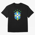 Brazilian Football Confederation Classic T-Shirt Show Support during Match Day Hype around FIFA World Cup 2026 Group Stage, Messi, CR7 and Mbappe, Portugal, Match Day Excitement, Supporter Culture, Golden Goals and Global Football Passion; Made for