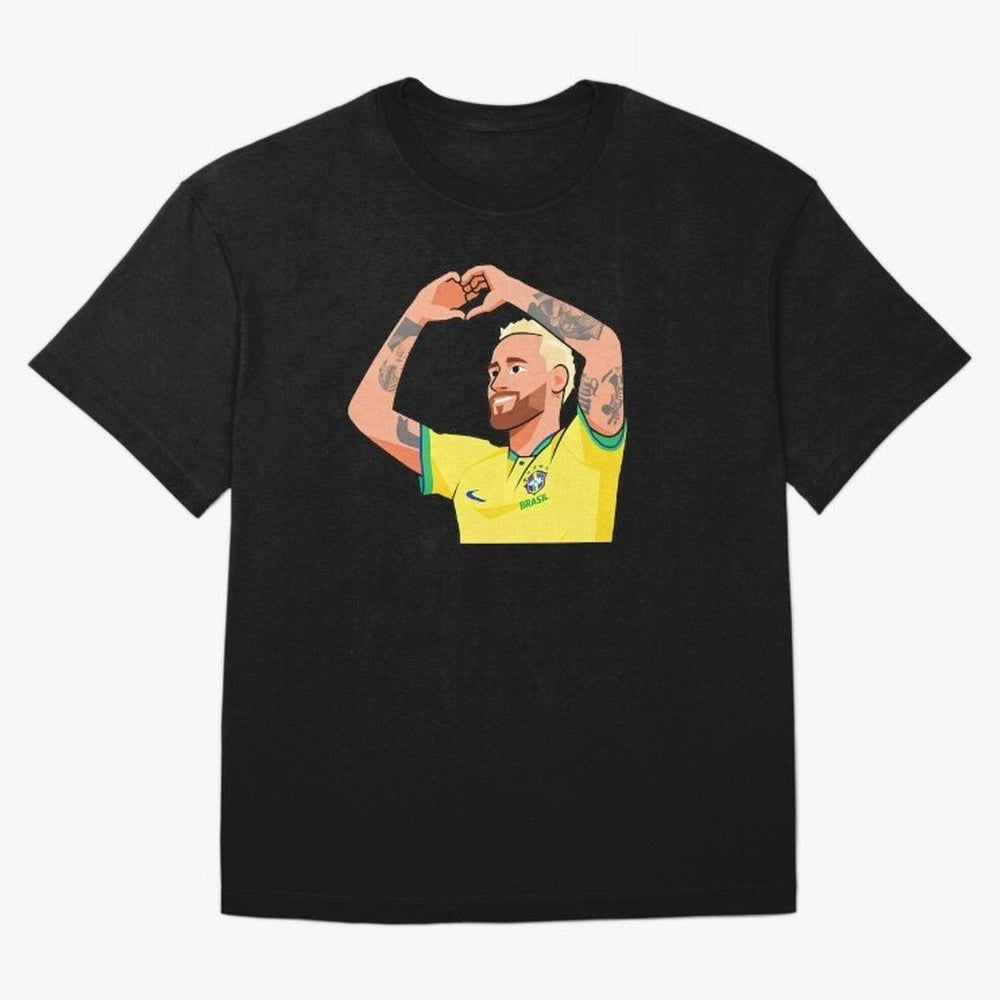 World Cup Neymar Oversized T-Shirt Fuel FIFA World Cup 2026 USA Canada Mexico Spirit, Celebrating France, Mbappe, Classic Soccer Heritage, Championship Pressure, Fan Loyalty and International Pride; Perfect for People Who Love Argentina, Brazil,