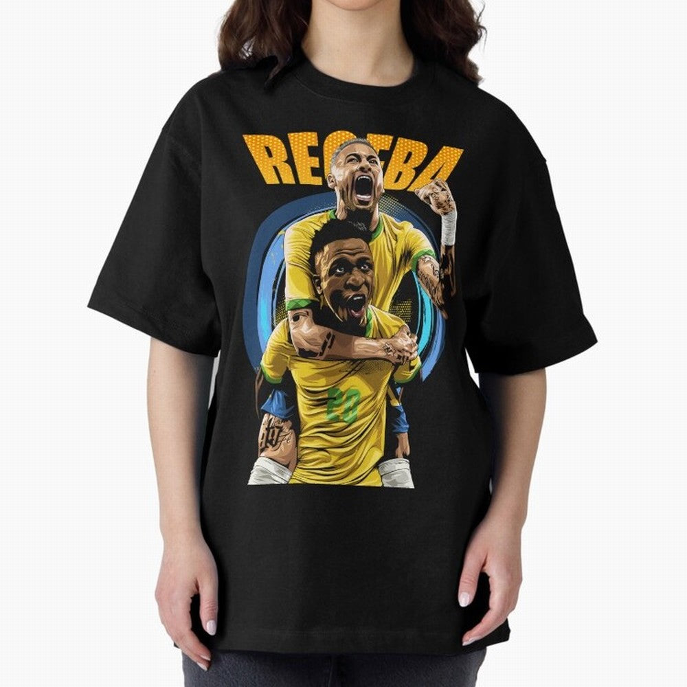 RECEBA Classic T-Shirt Capture Stadium Memories from Match Day Hype around FIFA World Cup 2026 USA Canada Mexico, Cristiano Ronaldo, Haaland and CR7, Argentina and Brazil, Football Festival Excitement, Trophy Ambitions, Country Rivalries and Star