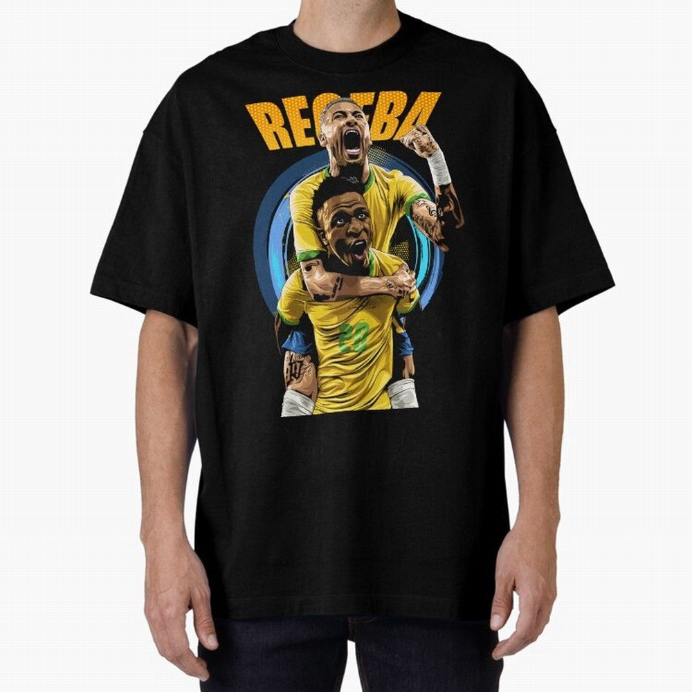 RECEBA Classic T-Shirt Capture Stadium Memories from Match Day Hype around FIFA World Cup 2026 USA Canada Mexico, Cristiano Ronaldo, Haaland and CR7, Argentina and Brazil, Football Festival Excitement, Trophy Ambitions, Country Rivalries and Star