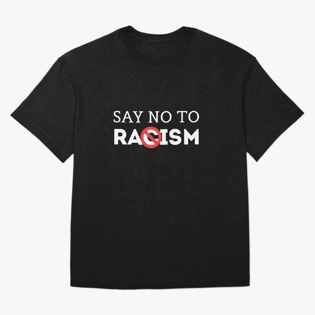 say no to racism Classic T-Shirt Represent the Passion of Match Day Hype around FIFA World Cup 2026 Group Stage, CR7 and Messi, Argentina, Game Day Rituals, Football Legends, Country Pride and the Road to the Final; Created for Match Day Parties,