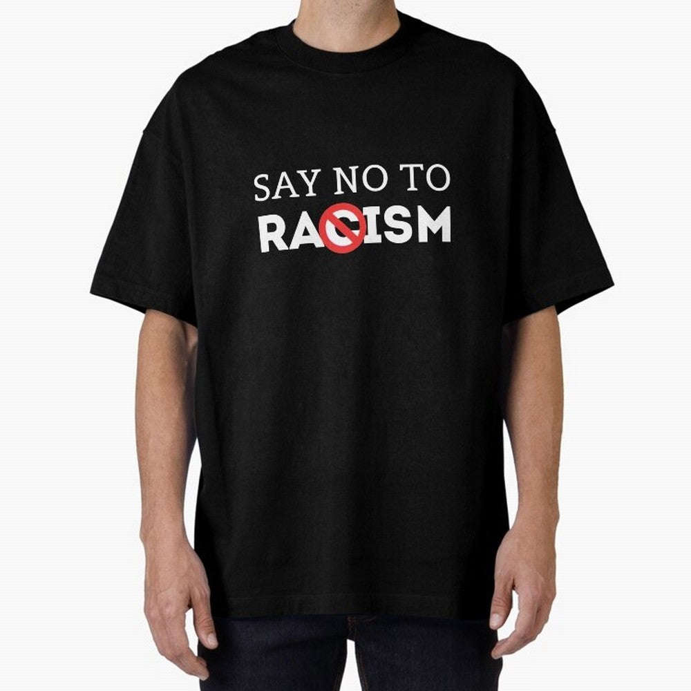 say no to racism Classic T-Shirt Represent the Passion of Match Day Hype around FIFA World Cup 2026 Group Stage, CR7 and Messi, Argentina, Game Day Rituals, Football Legends, Country Pride and the Road to the Final; Created for Match Day Parties,