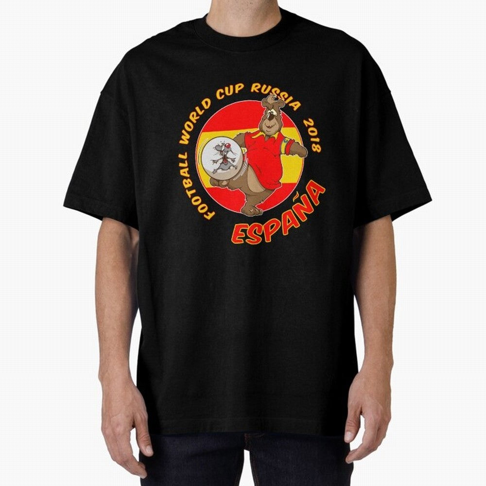Spain football World Cup Russia 2018 T shirt and merchandise Classic T-Shirt Live the Energy of FIFA World Cup 2026 Group Stage Spirit, Highlighting France, CR7 and Messi, Championship Spirit, Famous Goals, Roaring Crowds and International Football