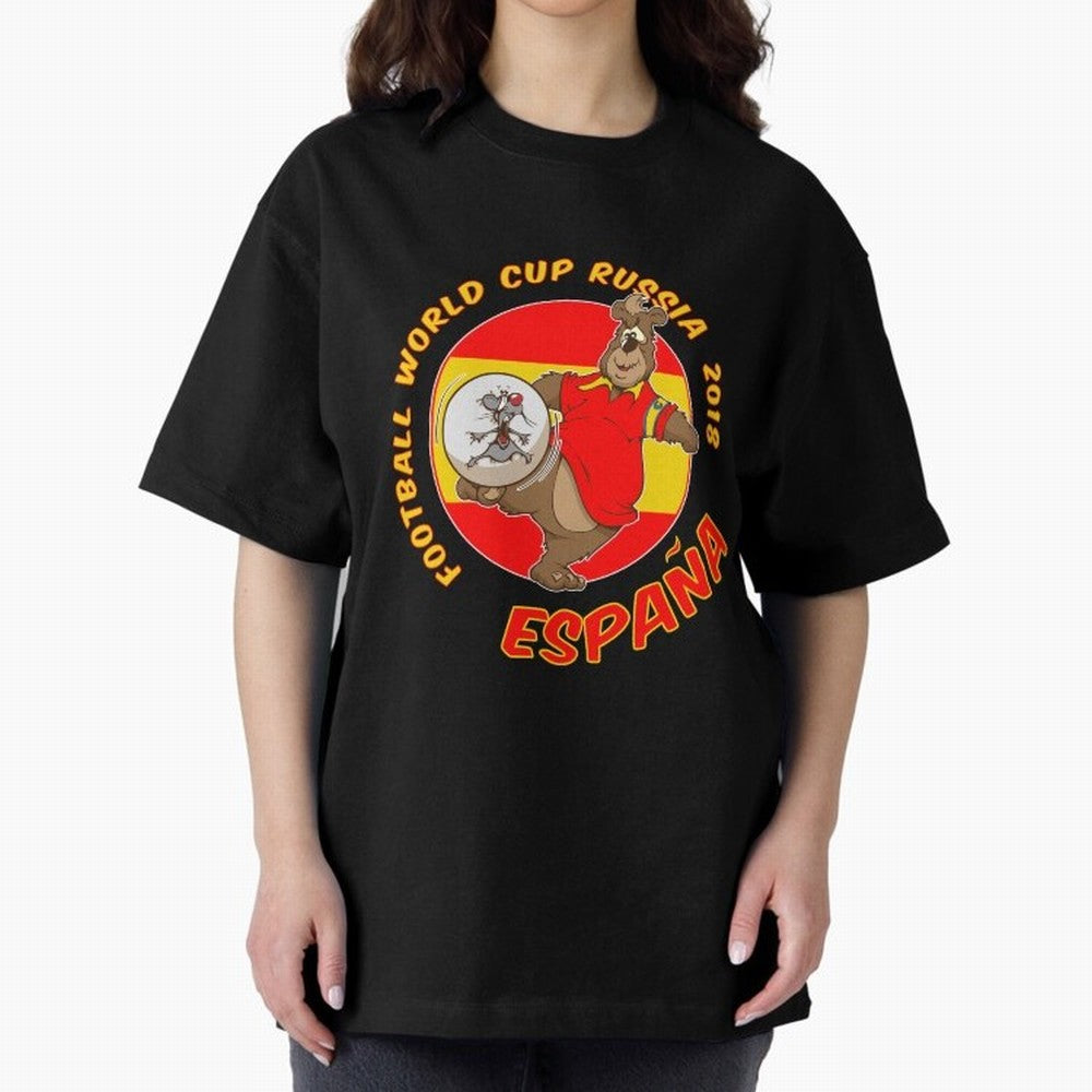 Spain football World Cup Russia 2018 T shirt and merchandise Classic T-Shirt Live the Energy of FIFA World Cup 2026 Group Stage Spirit, Highlighting France, CR7 and Messi, Championship Spirit, Famous Goals, Roaring Crowds and International Football