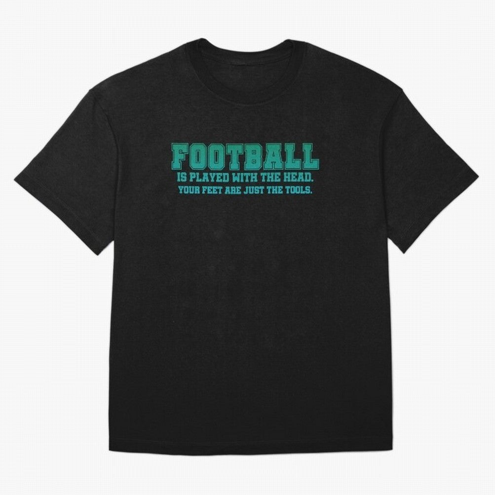 Football is played with the head. Classic T-Shirt Show Fan Pride Across Match Day Hype around FIFA World Cup 2026 Group Stage, Messi and Cristiano Ronaldo, Spain and Netherlands, Sports Nostalgia, International Competition, Famous Players and