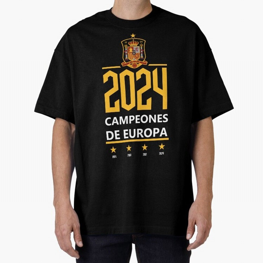 Campeonato Europa 2024 Oversized T-Shirt Join FIFA World Cup 2026 Group Stage Filled with Neymar, Brazil, Portugal and Argentina Energy, Retro Football Energy, Iconic Rivalries, Trophy Chase Drama and Stadium Atmosphere; Created for Match Day