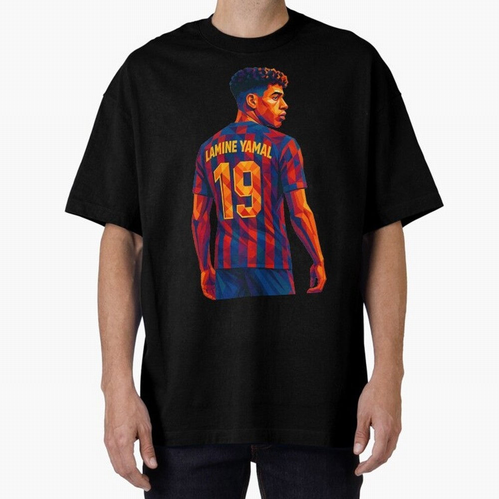 Lamine Yamal Oversized T-Shirt Share the FIFA World Cup 2026 Group Stage Journey through Mbappe and Neymar Highlights, France and Portugal Pride, Sports Nostalgia, International Competition, Famous Players and Unforgettable Victories; Ideal for