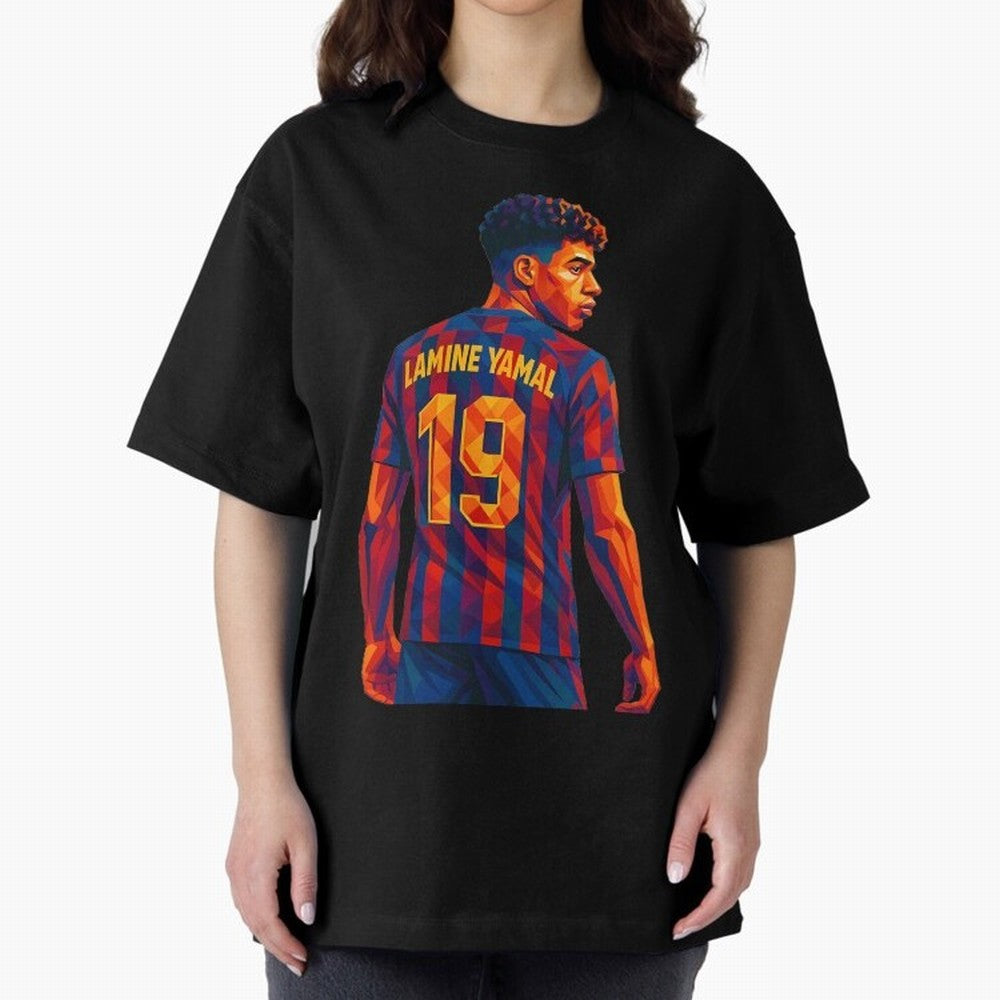 Lamine Yamal Oversized T-Shirt Share the FIFA World Cup 2026 Group Stage Journey through Mbappe and Neymar Highlights, France and Portugal Pride, Sports Nostalgia, International Competition, Famous Players and Unforgettable Victories; Ideal for