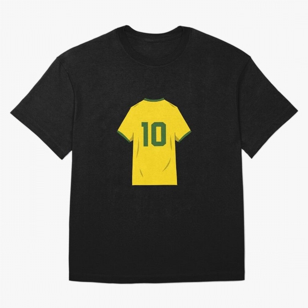 Pele Classic World Cup Jersey Oversized T-Shirt Celebrate Rivalries and Pride in FIFA World Cup 2026 for Fans of Neymar and Portugal, Spain and Germany, Bringing Retro Football Energy, Iconic Rivalries, Trophy Chase Drama and Stadium Atmosphere;