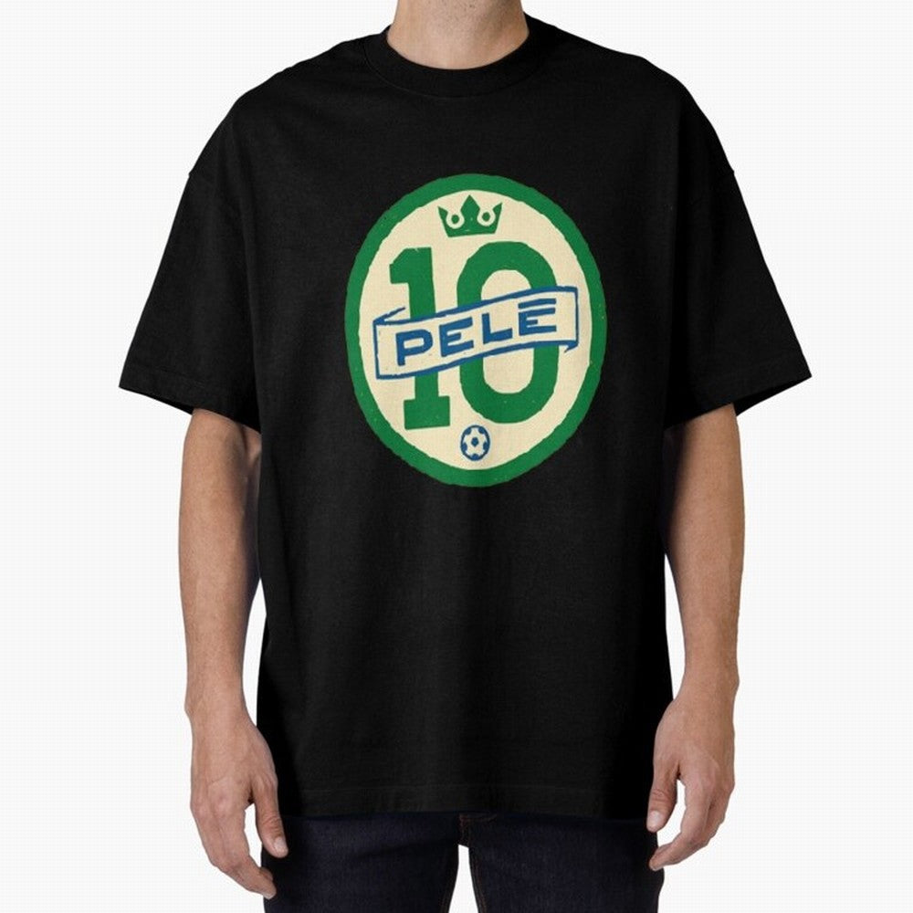 Signed Pele Shirt Oversized T-Shirt Carry the Dream of Match Day Hype around FIFA World Cup 2026 Group Stage, Messi, England, France and Netherlands, Retro Football Energy, Iconic Rivalries, Trophy Chase Drama and Stadium Atmosphere; Ideal for Fans