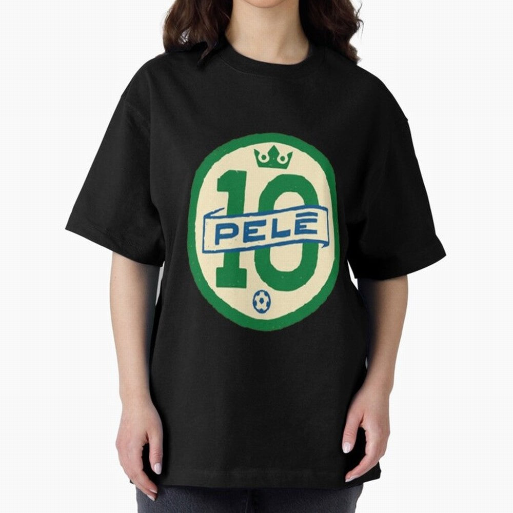 Signed Pele Shirt Oversized T-Shirt Carry the Dream of Match Day Hype around FIFA World Cup 2026 Group Stage, Messi, England, France and Netherlands, Retro Football Energy, Iconic Rivalries, Trophy Chase Drama and Stadium Atmosphere; Ideal for Fans
