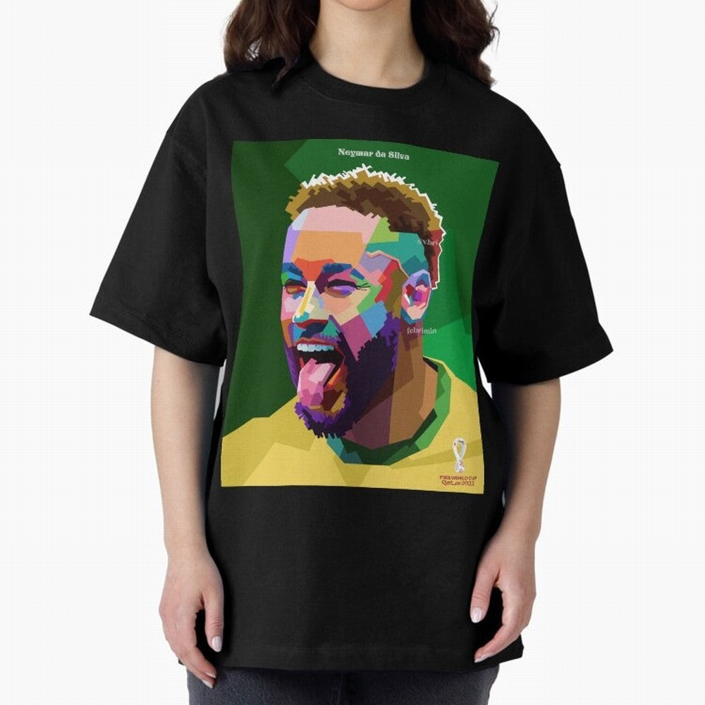 Neymar Brazil World Cup 2022 Pop Art Classic T-Shirt Celebrate the Next Chapter of Match Day Hype around FIFA World Cup 2026, Haaland, England, France and Netherlands, Goal Celebration Energy, Supporter Heritage, Football Icons and Worldwide