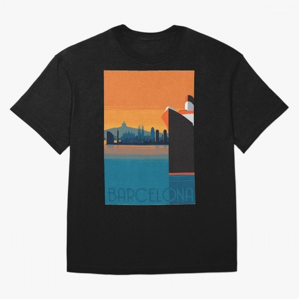 Barcelona Spain Travel Classic T-Shirt Show Up for the Glory of Global Football Passion for FIFA World Cup 2026, Capturing Neymar, Spain and Netherlands, Match Day Excitement, Supporter Culture, Golden Goals and Global Football Passion; Ideal for
