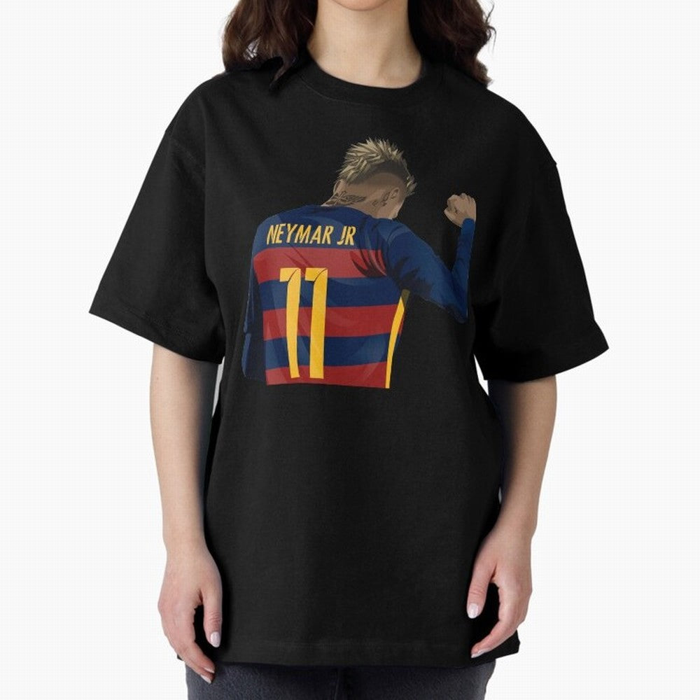 Neymar Oversized T-Shirt Celebrate Global Passion for FIFA World Cup 2026 Spirit, Centered on England and Germany, Cristiano Ronaldo, Haaland and CR7, Game Day Rituals, Football Legends, Country Pride and the Road to the Final; Great for Supporters