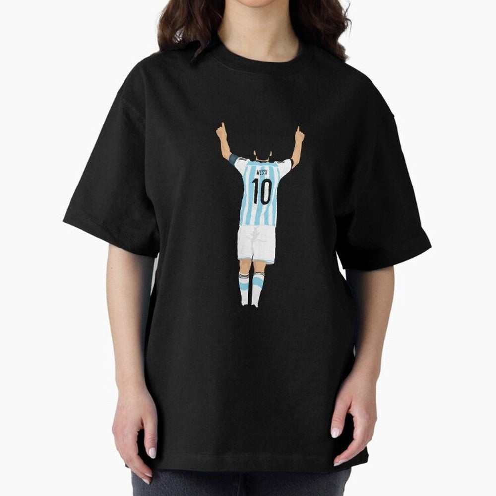 LEO MESSI ILLUSTRATION Classic T-Shirt Celebrate Classic Football Spirit in Global Football Passion for FIFA World Cup 2026 Group Stage, Built around CR7 and Messi, France, Football Festival Excitement, Trophy Ambitions, Country Rivalries and Star