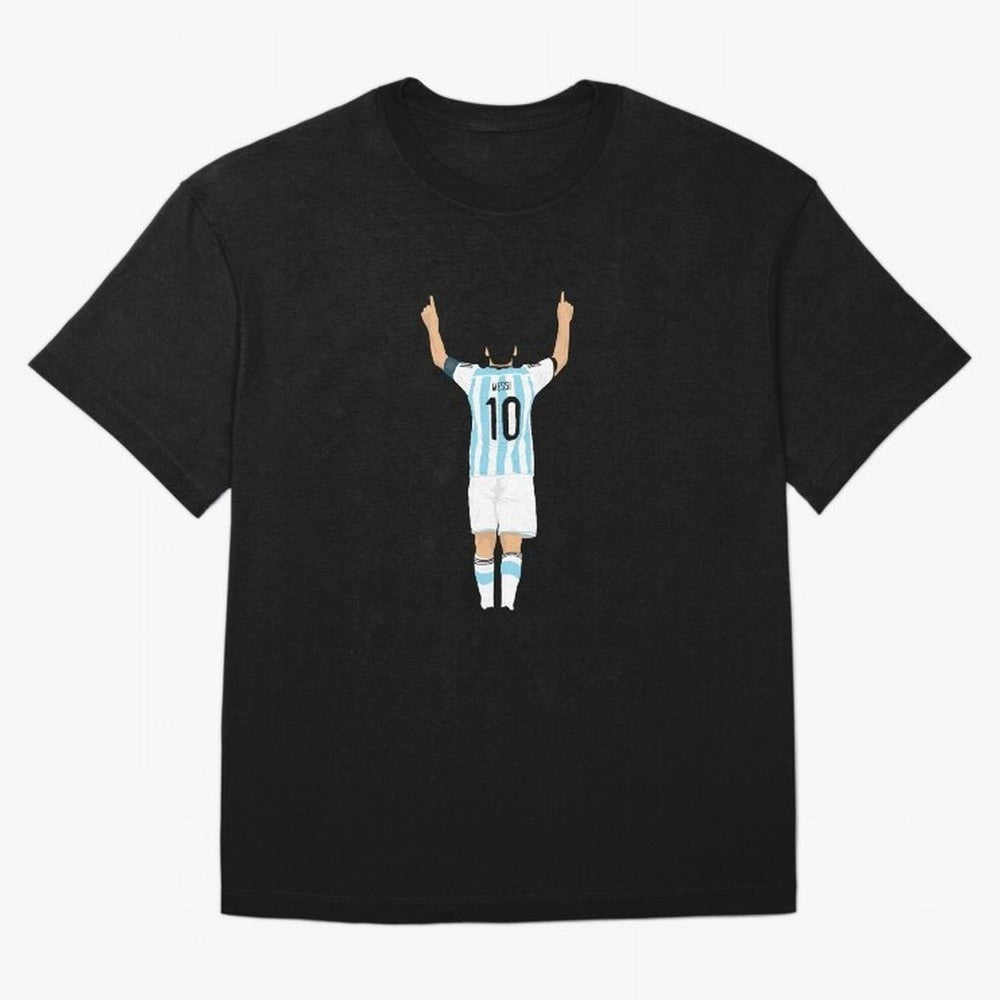 LEO MESSI ILLUSTRATION Classic T-Shirt Celebrate Classic Football Spirit in Global Football Passion for FIFA World Cup 2026 Group Stage, Built around CR7 and Messi, France, Football Festival Excitement, Trophy Ambitions, Country Rivalries and Star