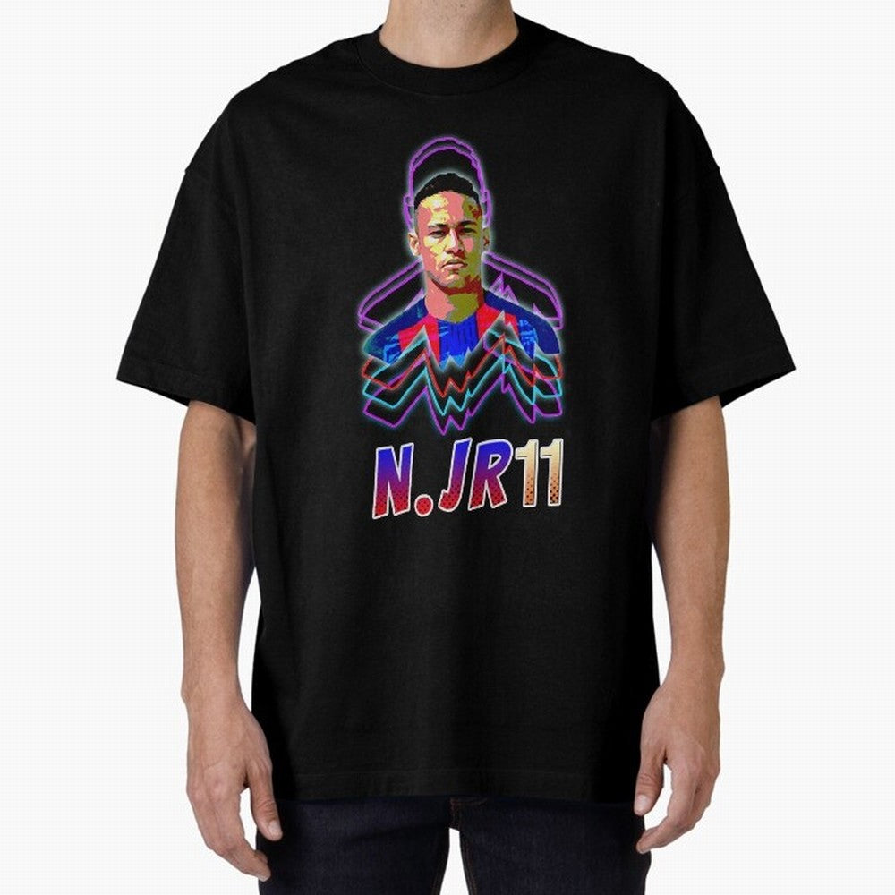 Neymar - Neon T-Shirt Essential T-Shirt Treasure Global Football Passion for FIFA World Cup 2026 USA Canada Mexico, Centered on CR7, Argentina, Goal Celebration Energy, Supporter Heritage, Football Icons and Worldwide Tournament Joy; Made for