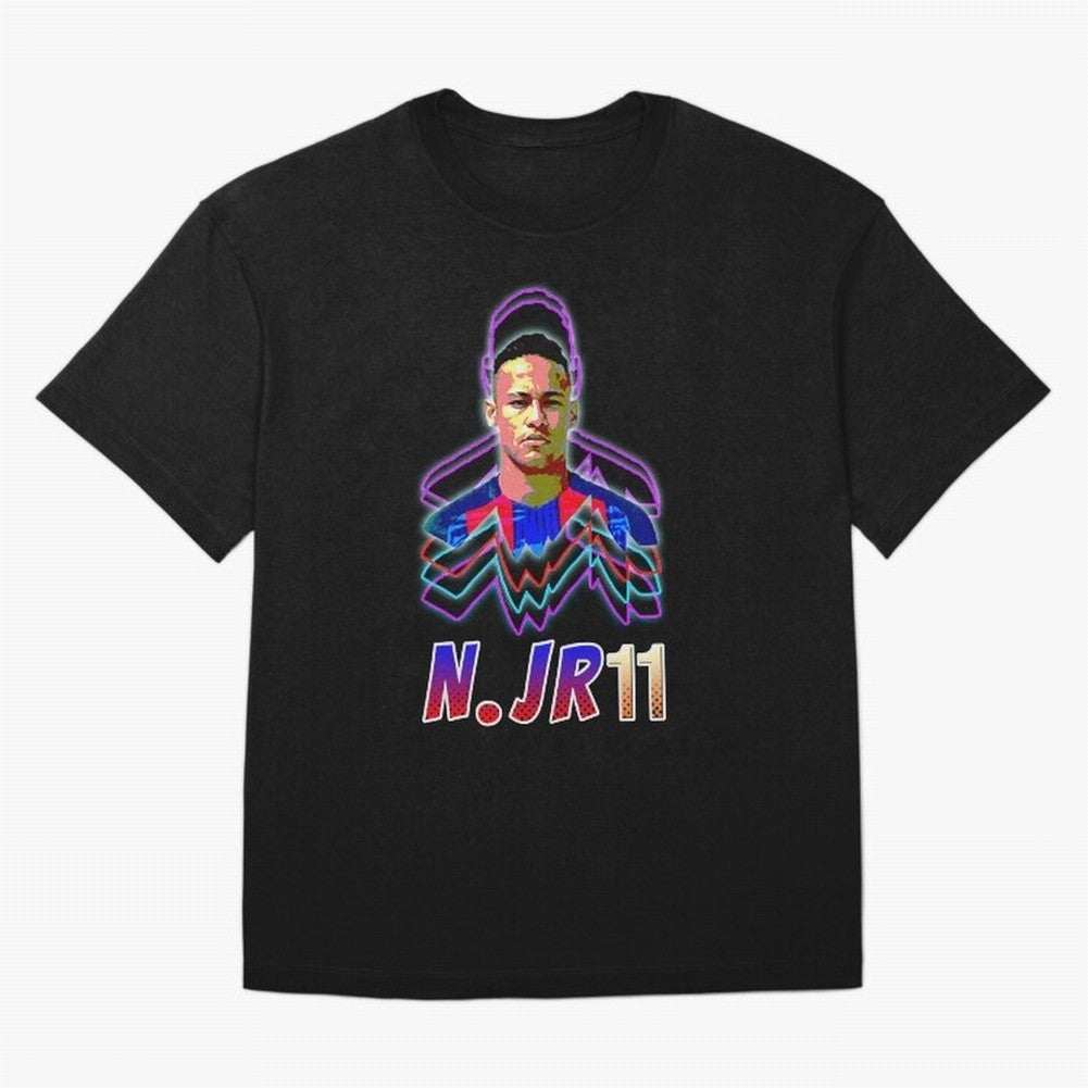 Neymar - Neon T-Shirt Essential T-Shirt Treasure Global Football Passion for FIFA World Cup 2026 USA Canada Mexico, Centered on CR7, Argentina, Goal Celebration Energy, Supporter Heritage, Football Icons and Worldwide Tournament Joy; Made for