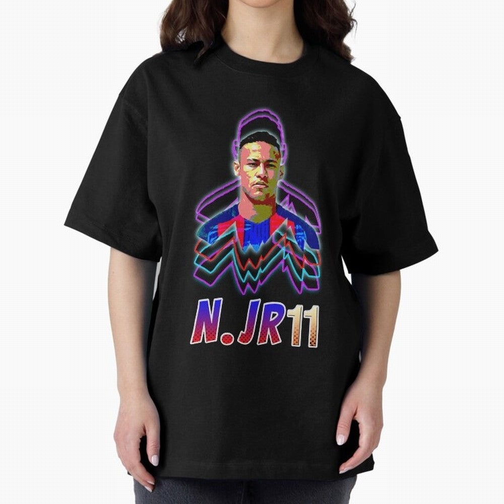 Neymar - Neon T-Shirt Essential T-Shirt Treasure Global Football Passion for FIFA World Cup 2026 USA Canada Mexico, Centered on CR7, Argentina, Goal Celebration Energy, Supporter Heritage, Football Icons and Worldwide Tournament Joy; Made for