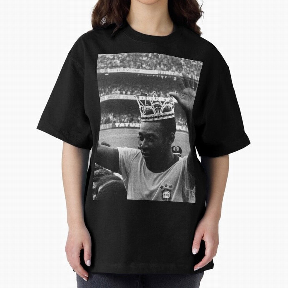 Pel¨¦ wears the crown Classic T-Shirt Celebrate Golden Goal Energy in Global Football Passion for FIFA World Cup 2026, Capturing Haaland and Mbappe, Germany, Soccer Culture, Superstar Moments, National Team Dreams and Competitive Fire; Ideal for
