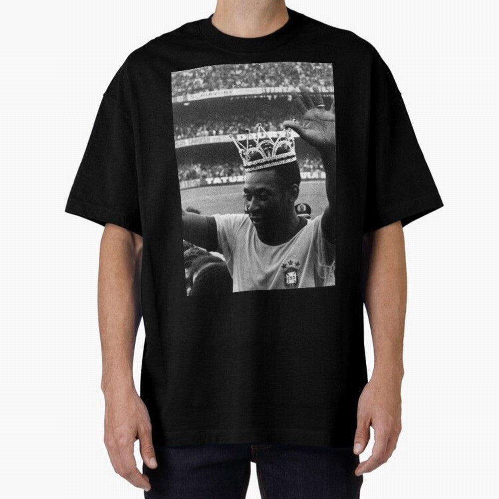 Pel¨¦ wears the crown Classic T-Shirt Celebrate Golden Goal Energy in Global Football Passion for FIFA World Cup 2026, Capturing Haaland and Mbappe, Germany, Soccer Culture, Superstar Moments, National Team Dreams and Competitive Fire; Ideal for