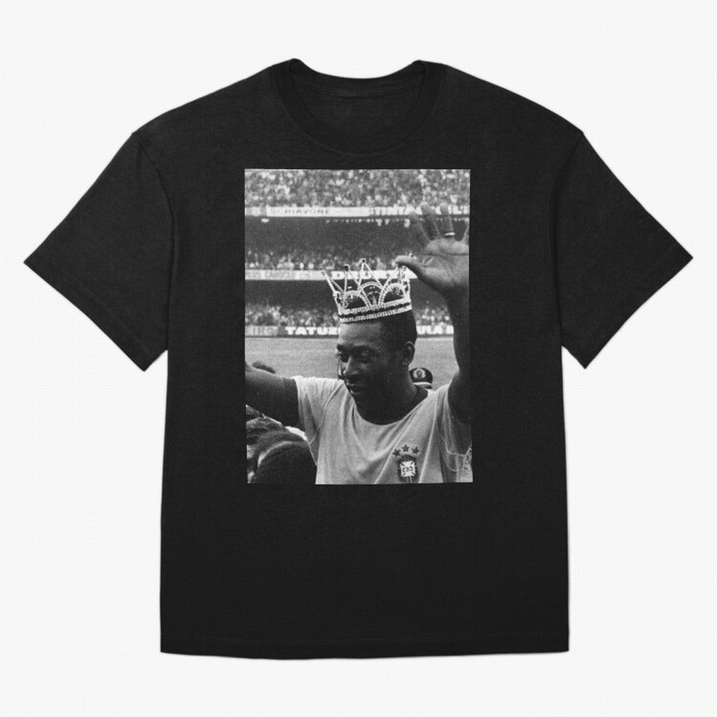 Pel¨¦ wears the crown Classic T-Shirt Celebrate Golden Goal Energy in Global Football Passion for FIFA World Cup 2026, Capturing Haaland and Mbappe, Germany, Soccer Culture, Superstar Moments, National Team Dreams and Competitive Fire; Ideal for