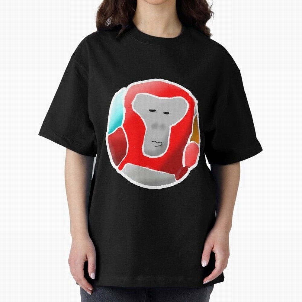 Gorilla Tag red soccer ball Gorilla Oversized T-Shirt Show Your Love for FIFA World Cup 2026 Spirit, Highlighting Spain, CR7 and Messi, Vintage Soccer Flavor, Modern Football Stars, National Flags and Final Night Emotion; Perfect for People Who