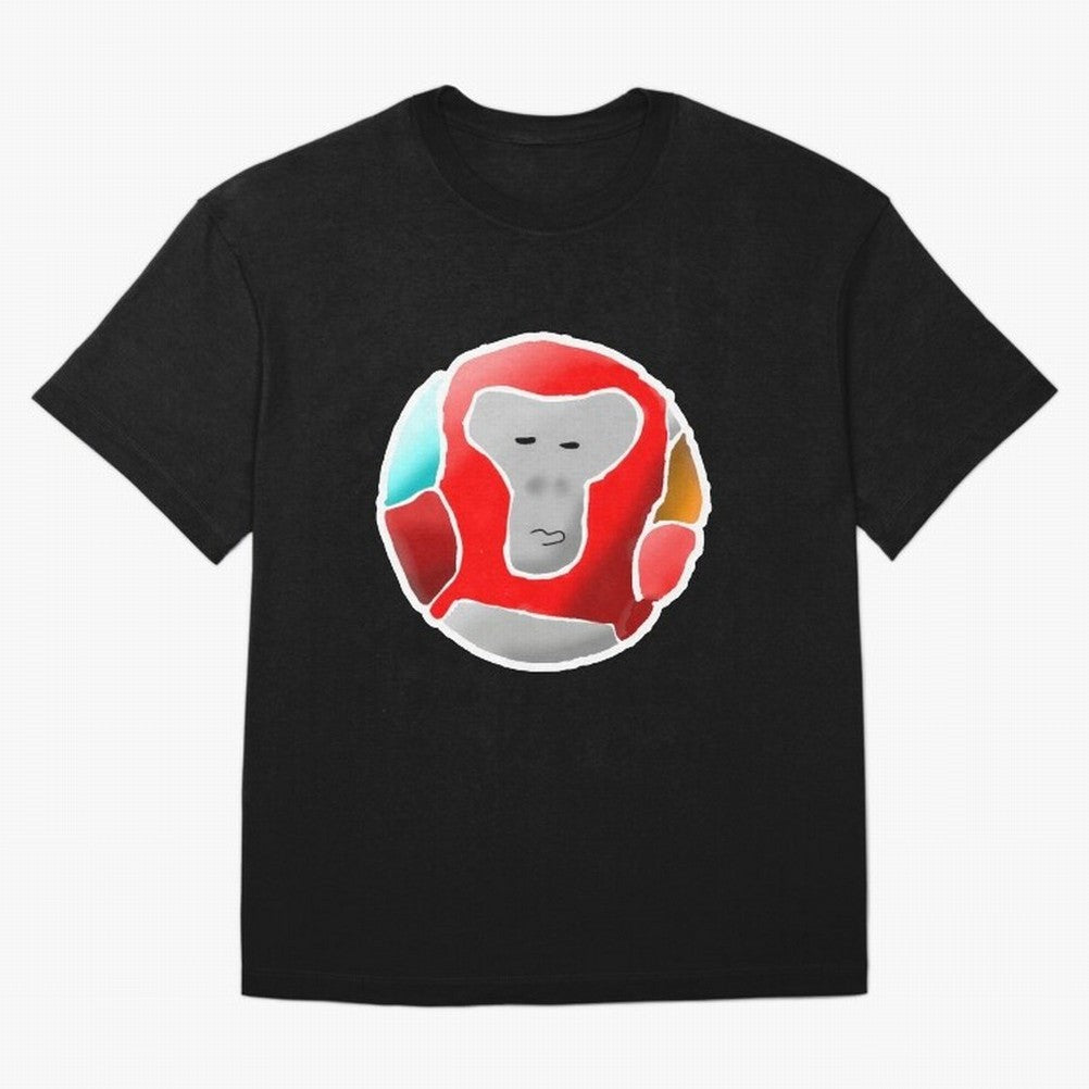 Gorilla Tag red soccer ball Gorilla Oversized T-Shirt Show Your Love for FIFA World Cup 2026 Spirit, Highlighting Spain, CR7 and Messi, Vintage Soccer Flavor, Modern Football Stars, National Flags and Final Night Emotion; Perfect for People Who