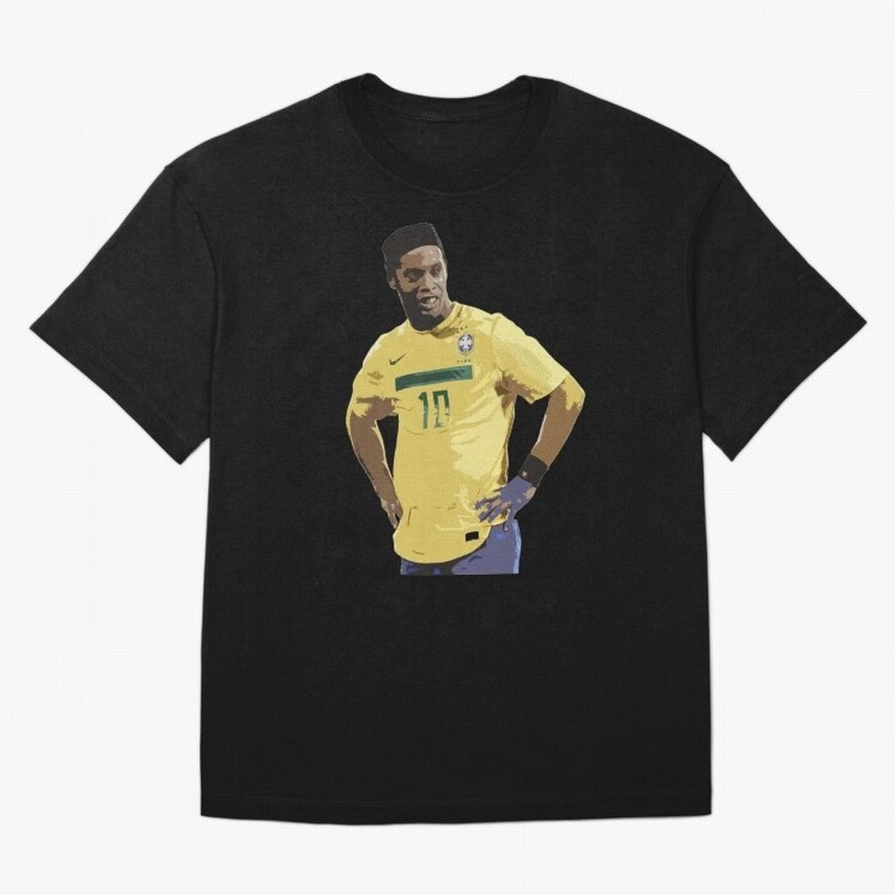 Ronaldinho Brazil Joga Bonito Classic T-Shirt Show Your Love for the FIFA World Cup 2026 USA Canada Mexico Journey through CR7 and Messi Highlights, Portugal Pride, Football History, Final Match Energy, Crowd Noise and Once in a Lifetime Moments;