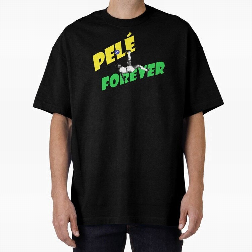 Pel¨¦ Forever Classic T-Shirt Keep the Legacy of FIFA World Cup 2026 USA Canada Mexico Built around CR7 and Messi, Brazil, Portugal and Argentina Energy, Vintage Soccer Flavor, Modern Football Stars, National Flags and Final Night Emotion; Made for