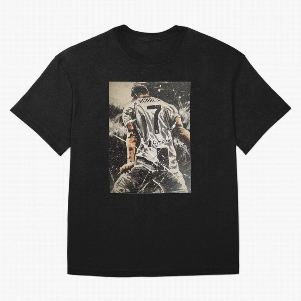 CRISTIANO RONALDO - JUVENTUS Classic T-Shirt Get Ready for Match Day Hype around FIFA World Cup 2026 Group Stage, Mbappe and Neymar, France and Portugal, Vintage Soccer Flavor, Modern Football Stars, National Flags and Final Night Emotion; Perfect