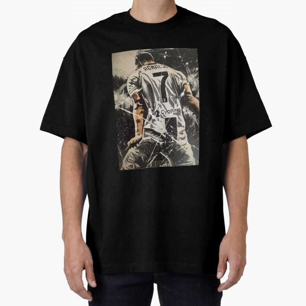 CRISTIANO RONALDO - JUVENTUS Classic T-Shirt Get Ready for Match Day Hype around FIFA World Cup 2026 Group Stage, Mbappe and Neymar, France and Portugal, Vintage Soccer Flavor, Modern Football Stars, National Flags and Final Night Emotion; Perfect