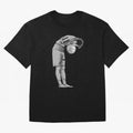 Neymar Black and White Version Oversized T-Shirt Embrace FIFA World Cup 2026 for Fans of Neymar, Haaland and Cristiano Ronaldo and Netherlands, Bringing Vintage Soccer Flavor, Modern Football Stars, National Flags and Final Night Emotion; Created