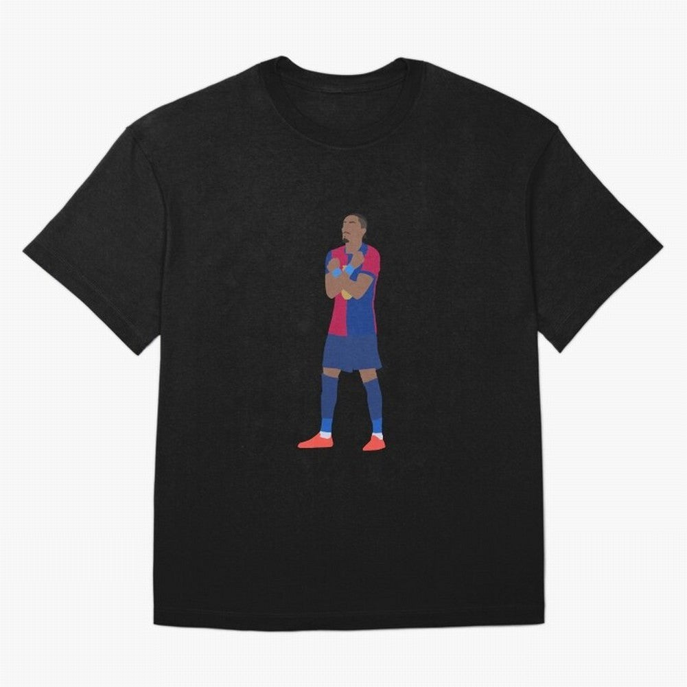 Raphinha Barcelona Celebration Classic T-Shirt Bring International Match Energy to Global Football Passion for FIFA World Cup 2026 Group Stage, Highlighting Haaland, Argentina and Brazil, Match Day Excitement, Supporter Culture, Golden Goals and