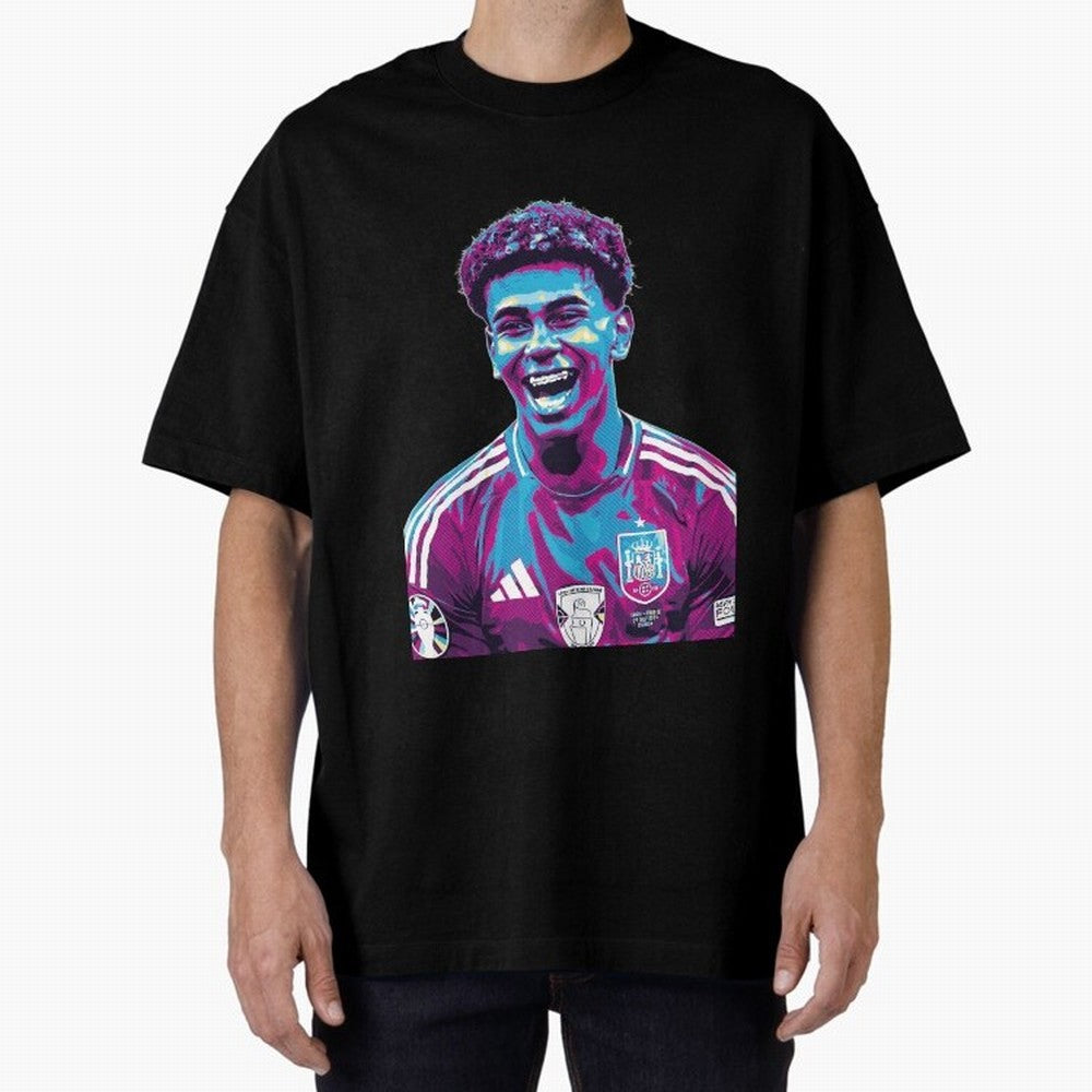 lamine yamal laugh Classic T-Shirt Follow the Final Road of Global Football Passion for FIFA World Cup 2026 Group Stage, Built around Haaland, Brazil, Vintage Soccer Flavor, Modern Football Stars, National Flags and Final Night Emotion; Made for
