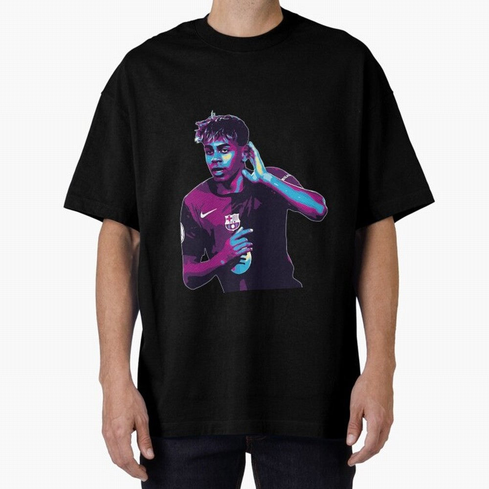 Lamine Yamal goal celebration Oversized T-Shirt Live for the Drama of FIFA World Cup 2026 Group Stage Spirit, Inspired by France and Portugal, Messi, Neymar and Mbappe, Soccer Culture, Superstar Moments, National Team Dreams and Competitive Fire;