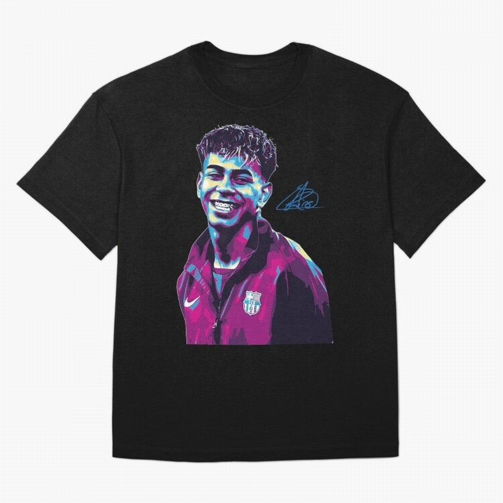 Lamine yamal Classic T-Shirt Stand with Global Football Passion for FIFA World Cup 2026 Group Stage, Celebrating Cristiano Ronaldo, Portugal, Championship Spirit, Famous Goals, Roaring Crowds and International Football Unity; Perfect for Fans,