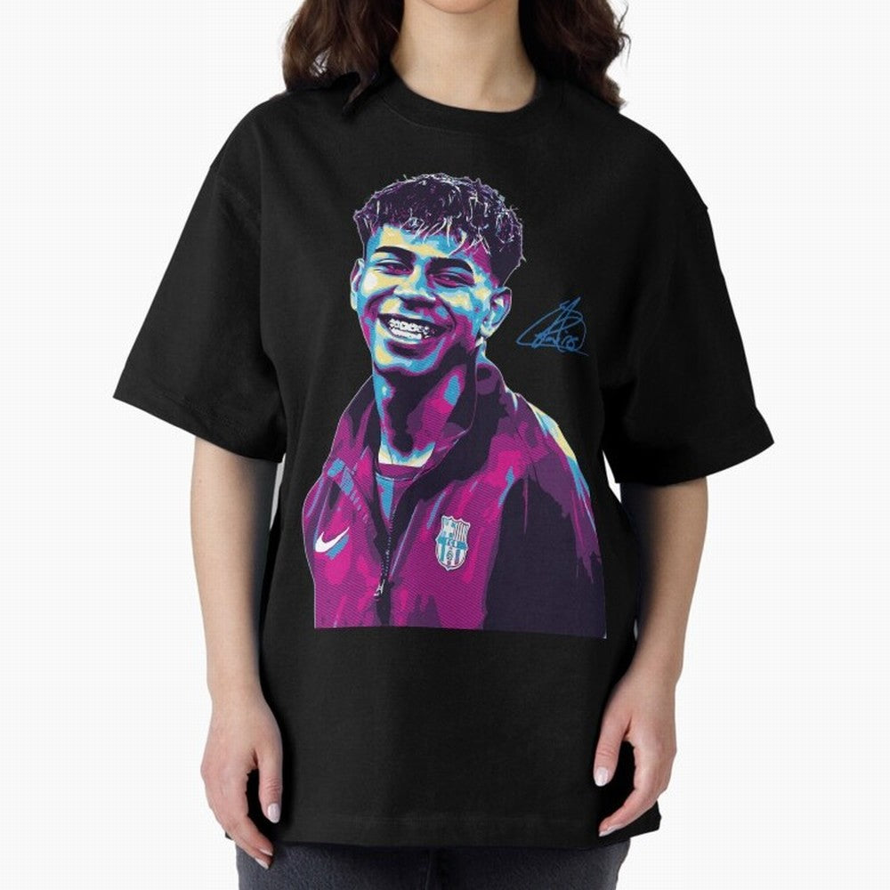 Lamine yamal Classic T-Shirt Stand with Global Football Passion for FIFA World Cup 2026 Group Stage, Celebrating Cristiano Ronaldo, Portugal, Championship Spirit, Famous Goals, Roaring Crowds and International Football Unity; Perfect for Fans,