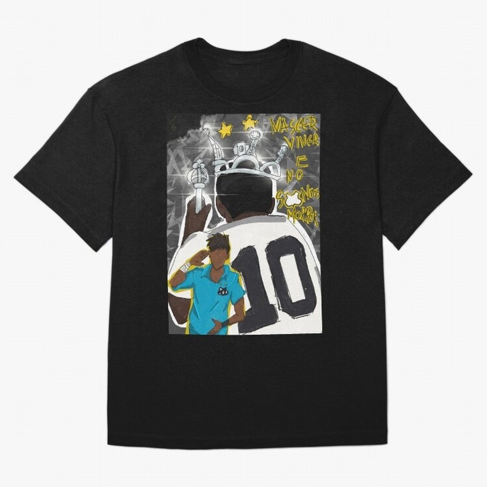 Santos FC - The royalty of soccer. Classic T-Shirt Stand Proud for Global Football Passion for FIFA World Cup 2026 Group Stage, Highlighting Messi, CR7 and Mbappe, Brazil, Classic Soccer Heritage, Championship Pressure, Fan Loyalty and