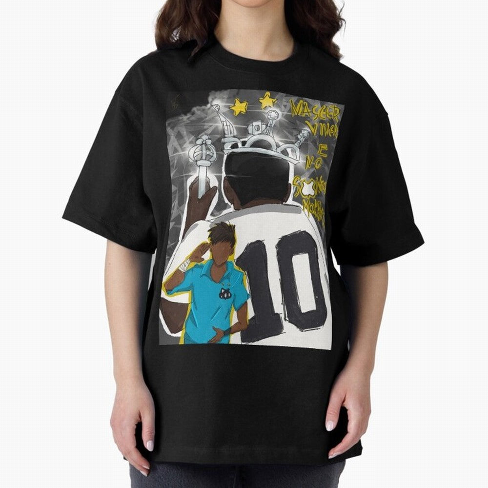Santos FC - The royalty of soccer. Classic T-Shirt Stand Proud for Global Football Passion for FIFA World Cup 2026 Group Stage, Highlighting Messi, CR7 and Mbappe, Brazil, Classic Soccer Heritage, Championship Pressure, Fan Loyalty and