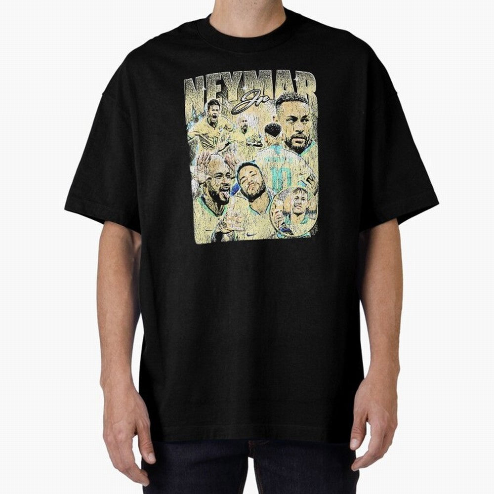 The Best Neymar 10 Vintage Classic T-Shirt Wear the Spirit of Global Football Passion for FIFA World Cup 2026 Group Stage, Highlighting Messi, Neymar and Mbappe, England, France and Netherlands, Fan Favorite Moments, National Team Passion, Big