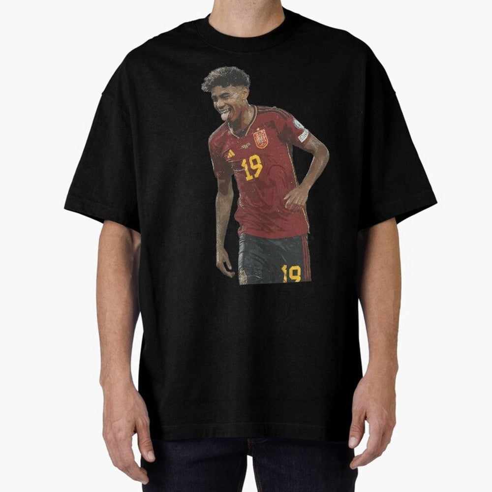 Lamine Yamal Oversized T-Shirt Relive the Noise and Pride of the FIFA World Cup 2026 Group Stage Journey through Neymar Highlights, England Pride, Classic Soccer Heritage, Championship Pressure, Fan Loyalty and International Pride; Built for