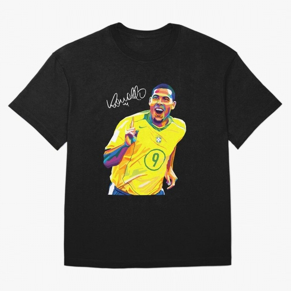 Ronaldo 9 Wpap Pop Art Oversized T-Shirt Make the Season About the FIFA World Cup 2026 Journey through Neymar, Haaland and Cristiano Ronaldo Highlights, France and Portugal Pride, Football Passion, Legendary Performances, Festival Vibes and