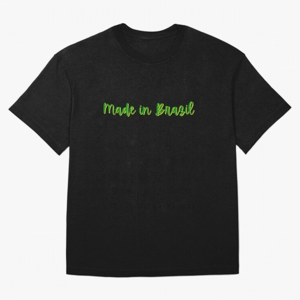 Made in Brazil Oversized T-Shirt Bring International Match Energy to Match Day Hype around FIFA World Cup 2026 USA Canada Mexico, Neymar, Haaland and Cristiano Ronaldo, Brazil, Portugal and Argentina, Supporter Pride, Iconic Celebrations, Legendary