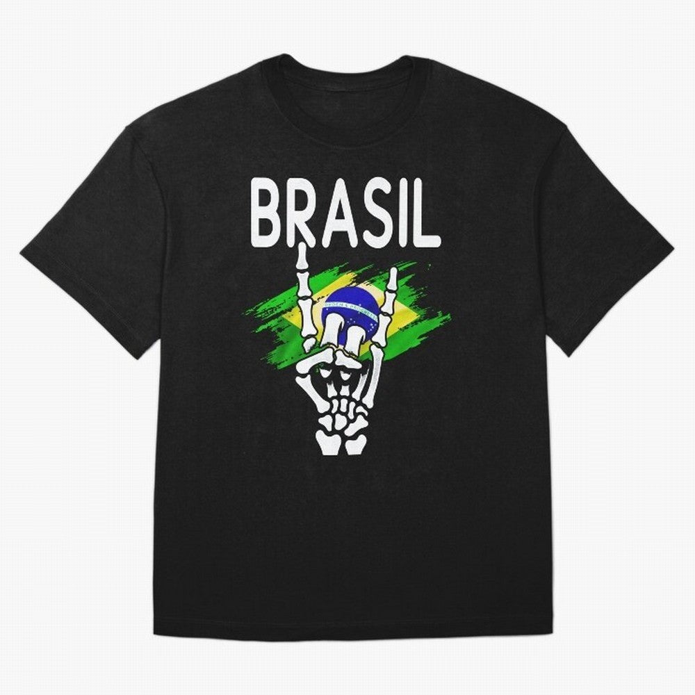 Brasil Classic T-Shirt Celebrate Golden Goal Energy in Global Football Passion for FIFA World Cup 2026, Celebrating CR7 and Messi, Portugal, Soccer Culture, Superstar Moments, National Team Dreams and Competitive Fire; Built for Supporters Chasing